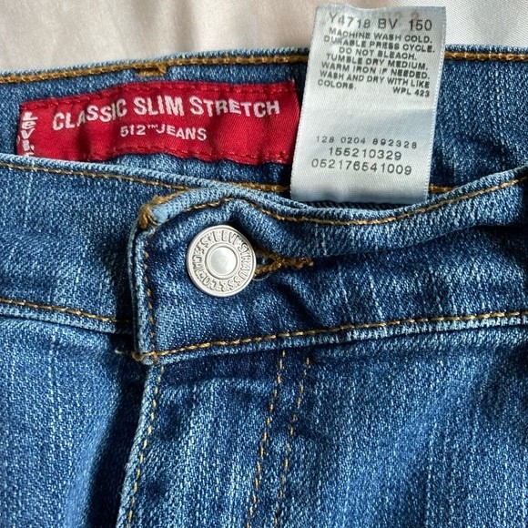 Levi’s 512 Slim Fit Tapered Leg Classic Slim Stretch - Picture 5 of 7